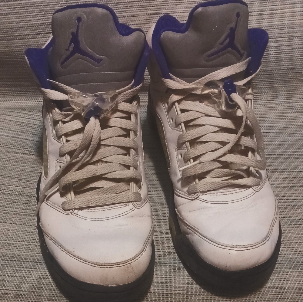 Jordan 5 Dark Concord White/Purple